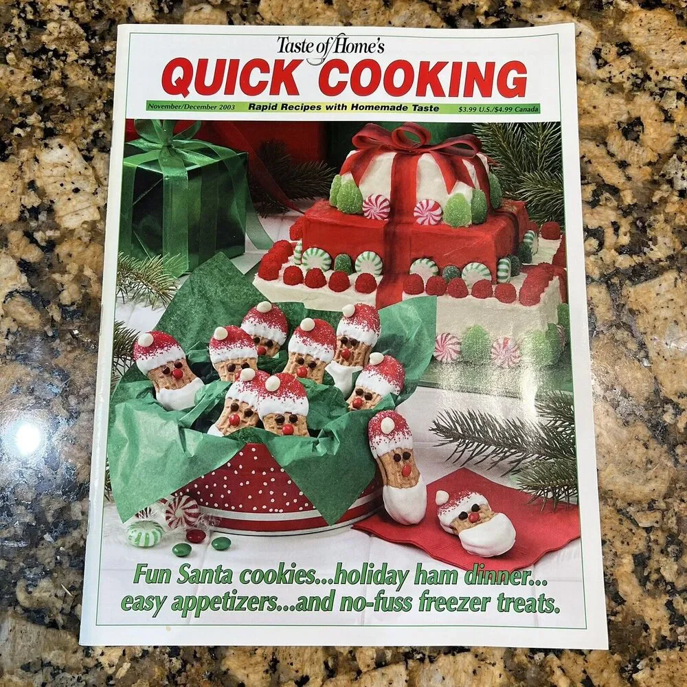 Lot Of Taste Of Homes Quick Cooking Back Issues Recipes Magazines 2003 set Of 6